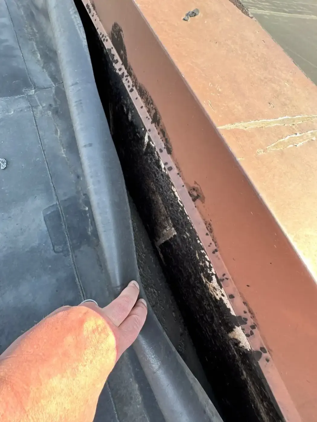 Commercial roof inspection documented in Thorntown